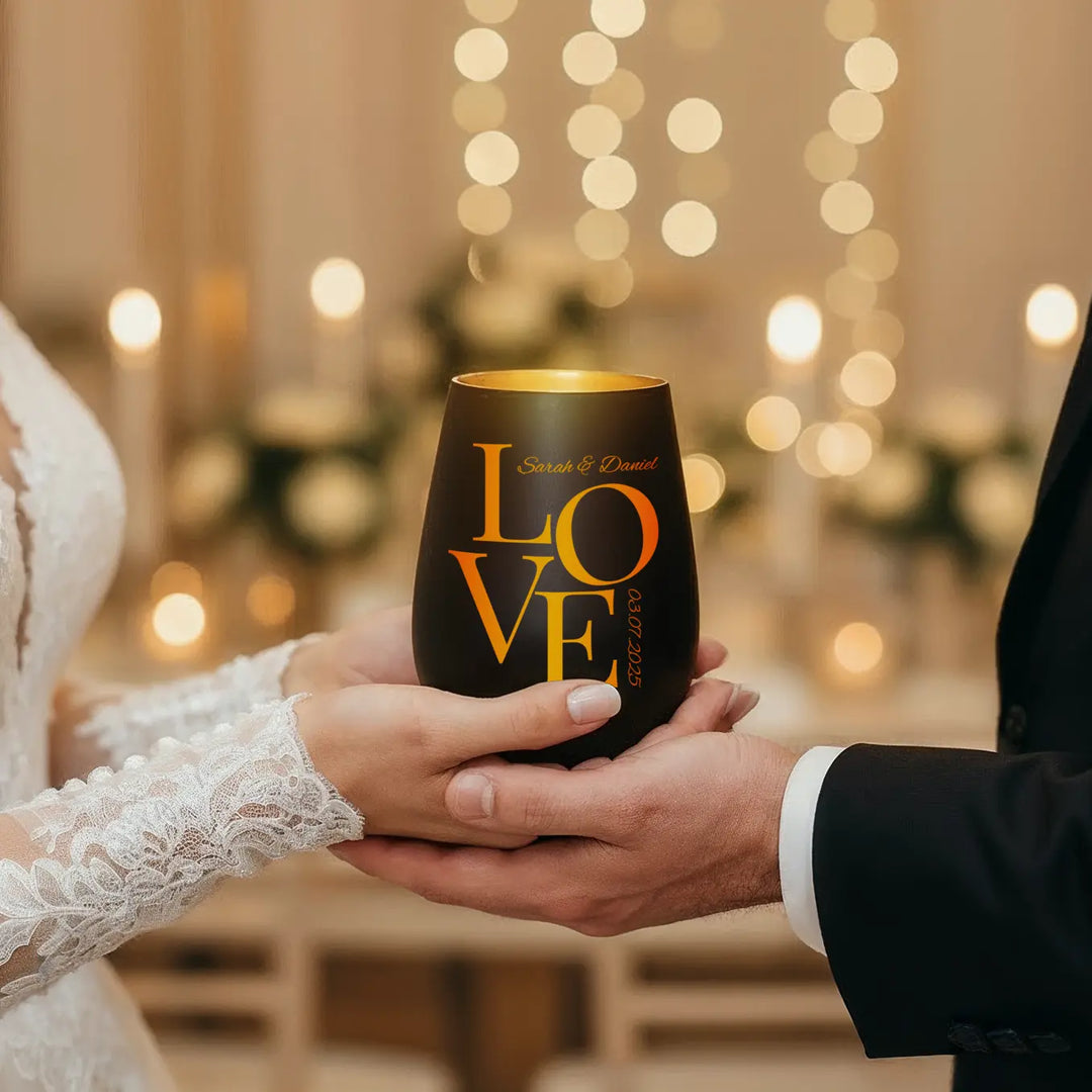 Personalisiertes Windlicht "Love"