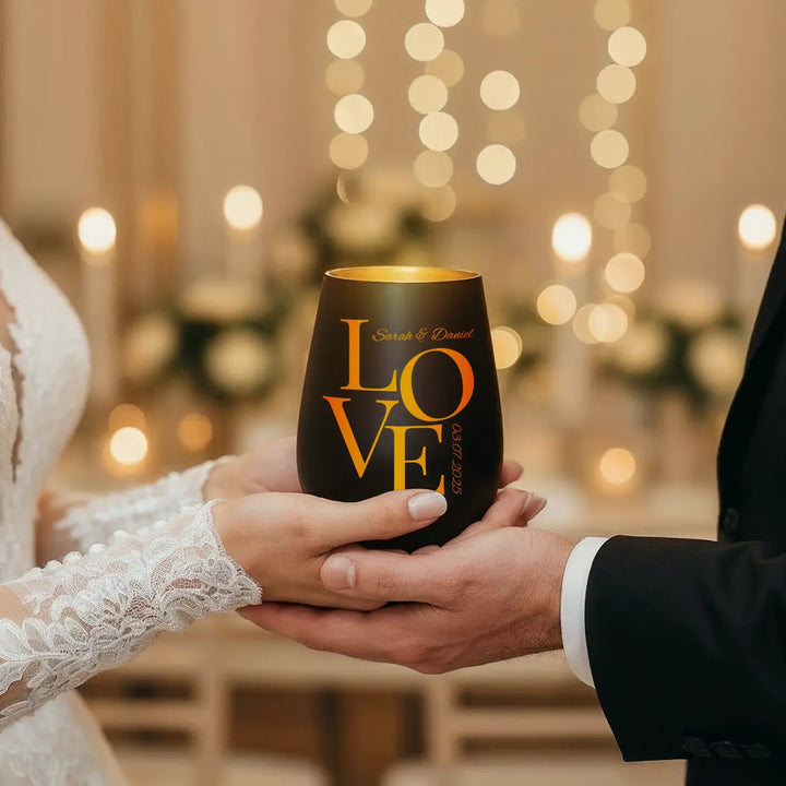 Personalisiertes Windlicht "Love"