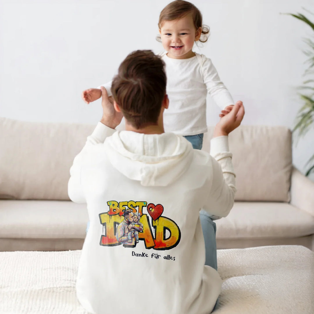 Personalisierter Hoodie Love "PAPA"