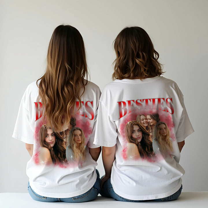 Personalisiertes T-Shirt "Vintage Bootleg" - Backprint