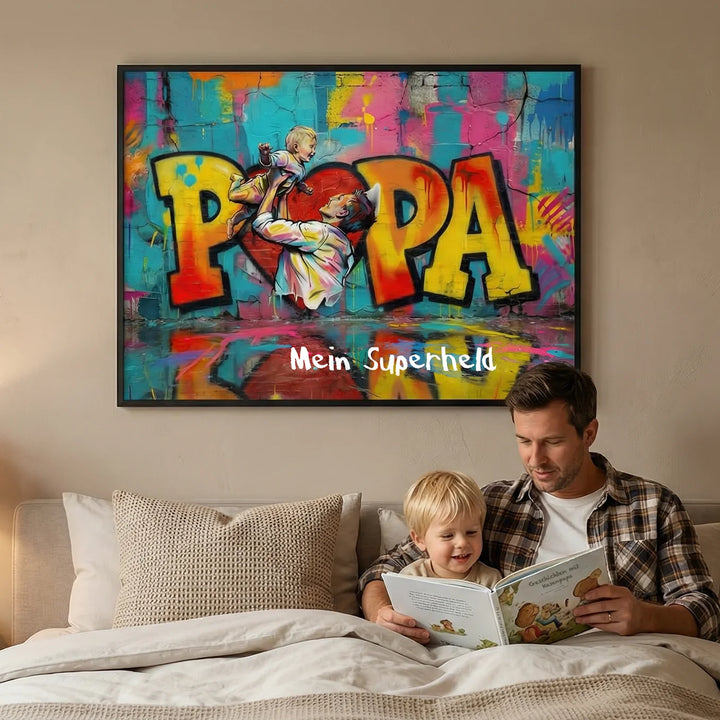 Personalisiertes Poster Love "PAPA"