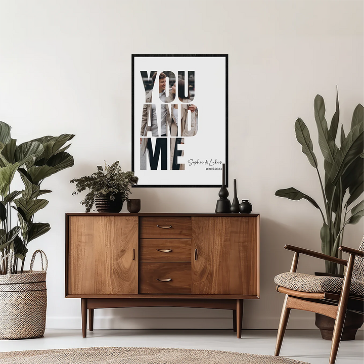 Personalisiertes Poster "You & Me"