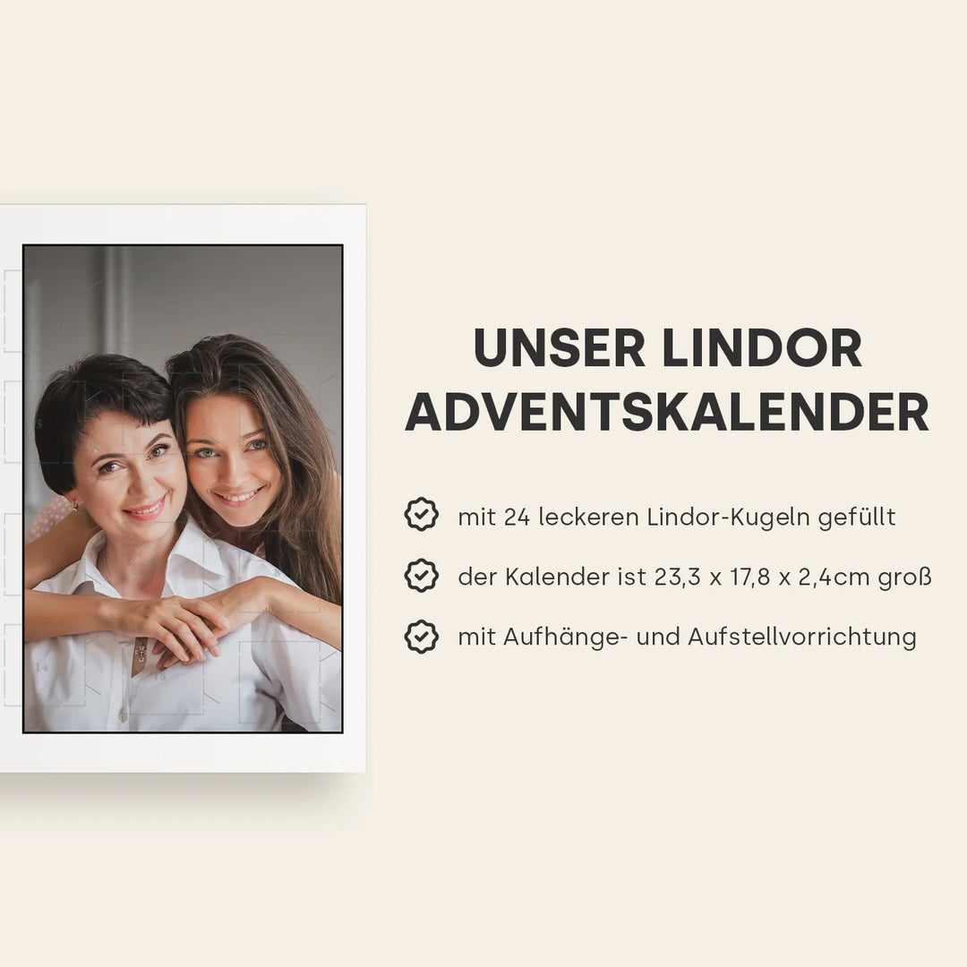 Personalisierter Lindor Adventskalender "Tochter"