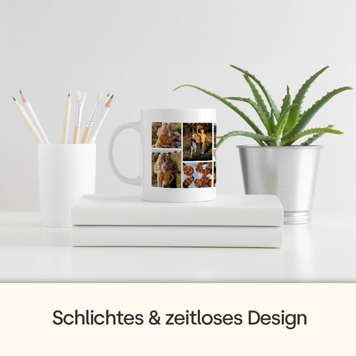 Personalisierte Tasse "Foto Collage"