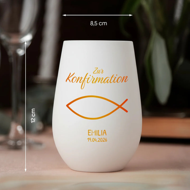 Personalisiertes Windlicht “Konfirmation”