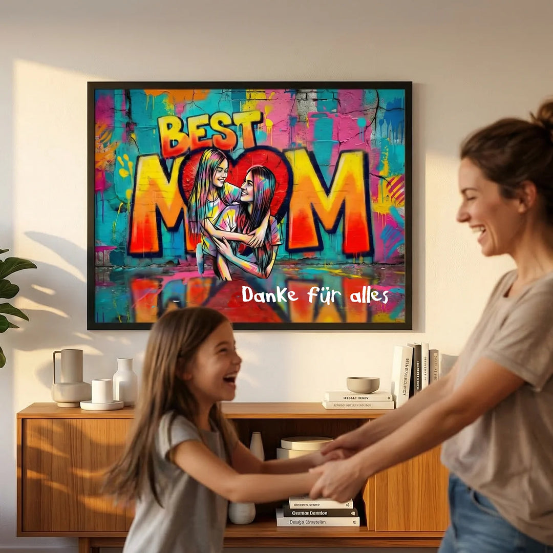 Personalisiertes Poster Love "MAMA"