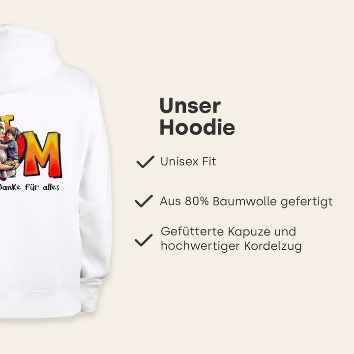 Personalisierter Hoodie Love "MAMA"