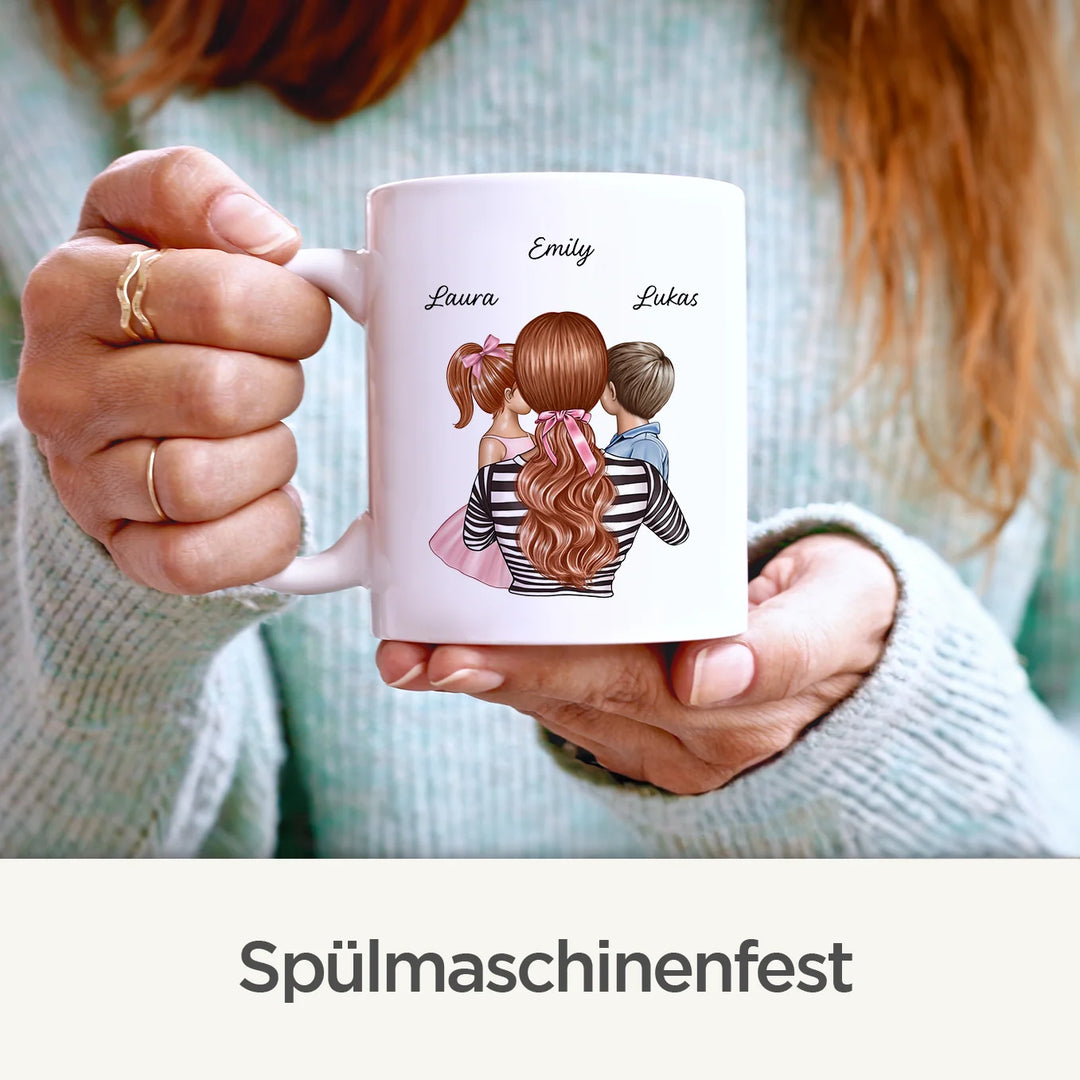 Personalisierte Tasse "Scheiß auf Muttertag"