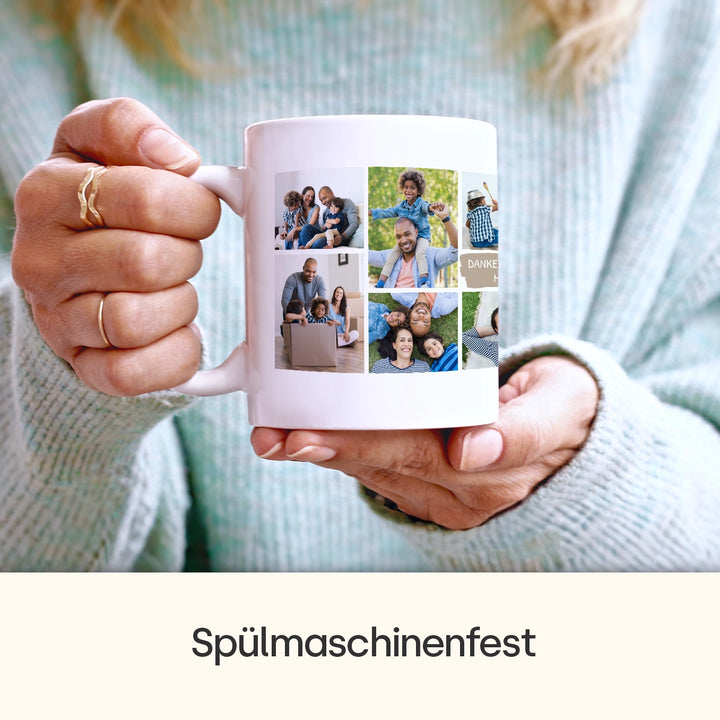 Personalisierte Tasse "Foto Collage"