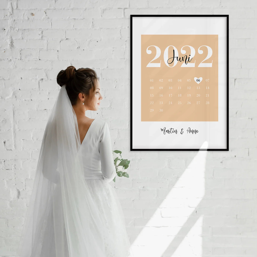 Personalisiertes Hochzeitsposter "Our Special Date" famwalls