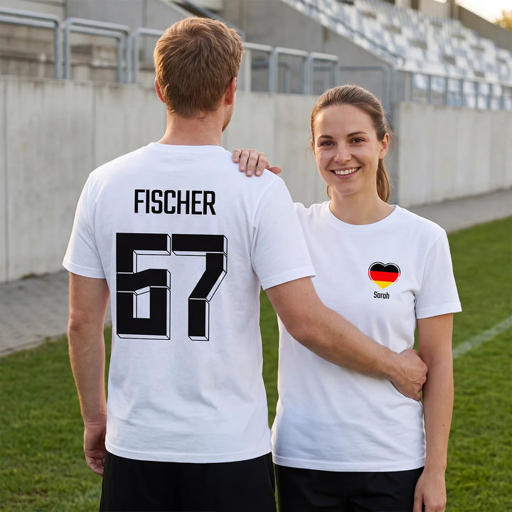 Personalisiertes WM Fußball-Shirt "Weltmeisterschaft"