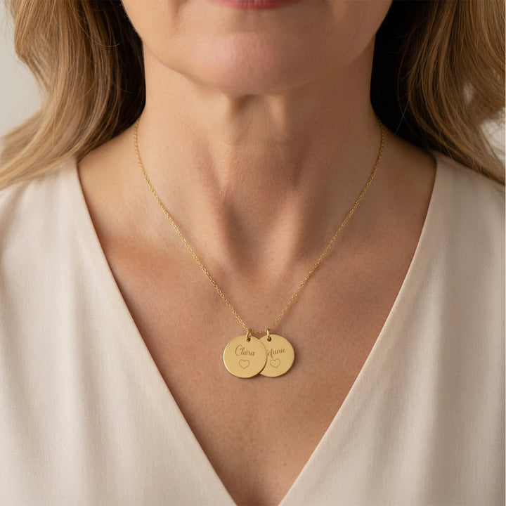 Personalisierte Halskette "Mama mit Namen"