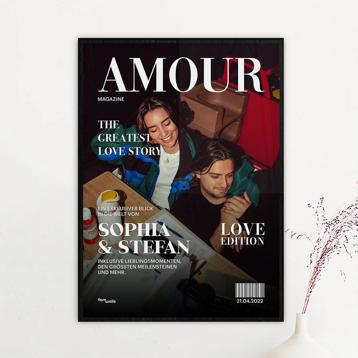 Personalisiertes Poster "Couple Magazine"