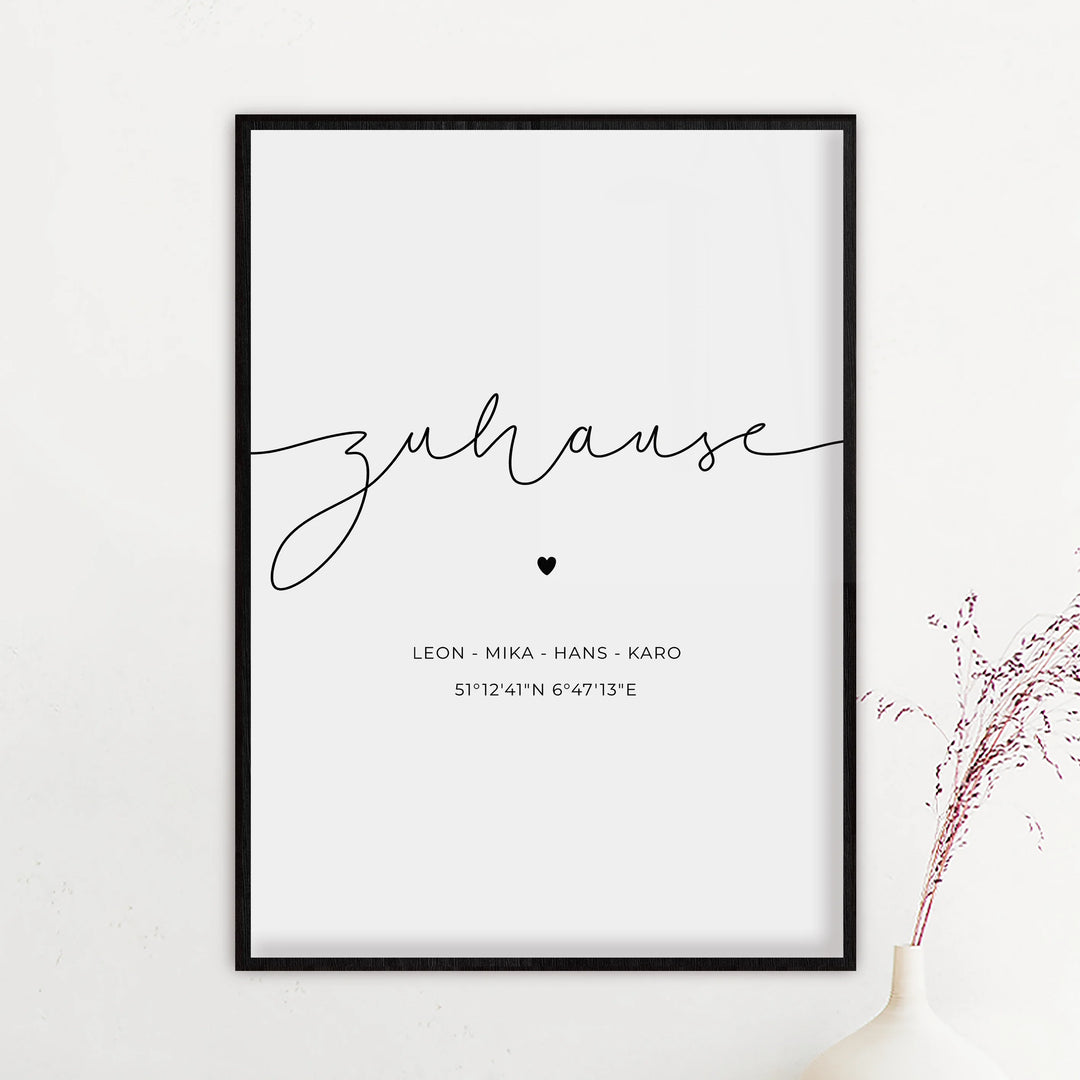 Poster "Dein Zuhause"-1