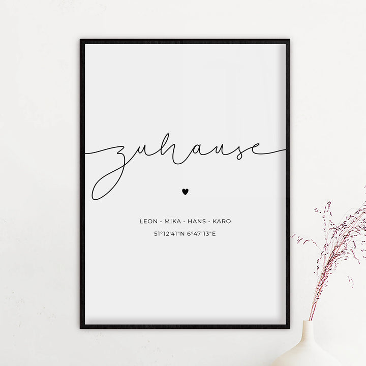 Poster "Dein Zuhause"-1