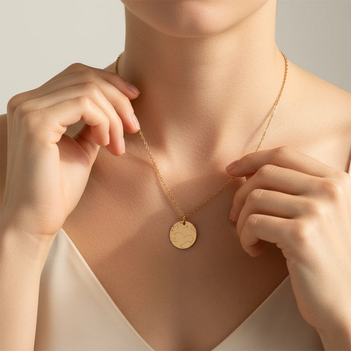 Personalisierte Halskette "Sternenhimmel"