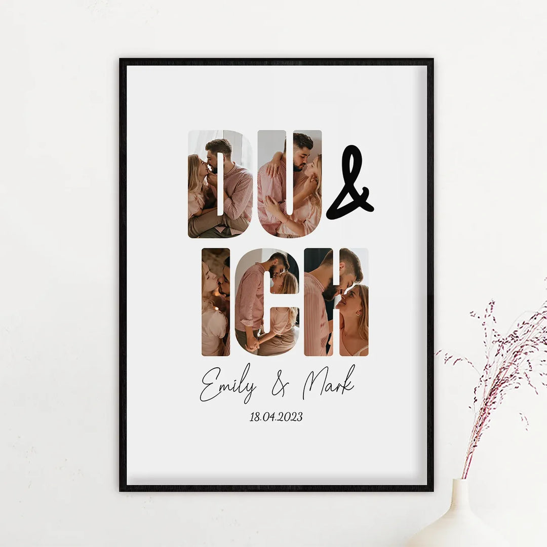 Personalisiertes Poster "Du & Ich"