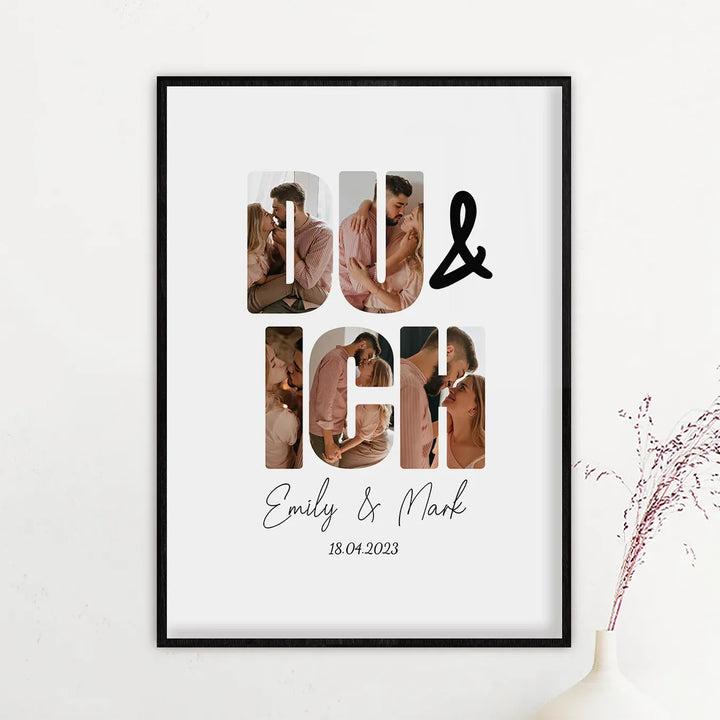 Personalisiertes Poster "Du & Ich"
