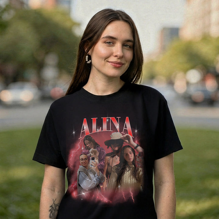 Personalisiertes T-Shirt "Vintage Bootleg"