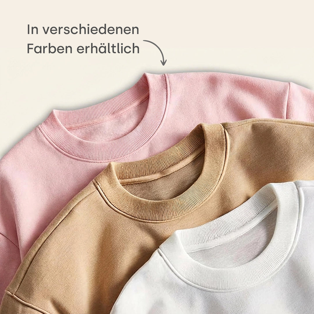 Personalisierter Sweater "Herz & Datum"