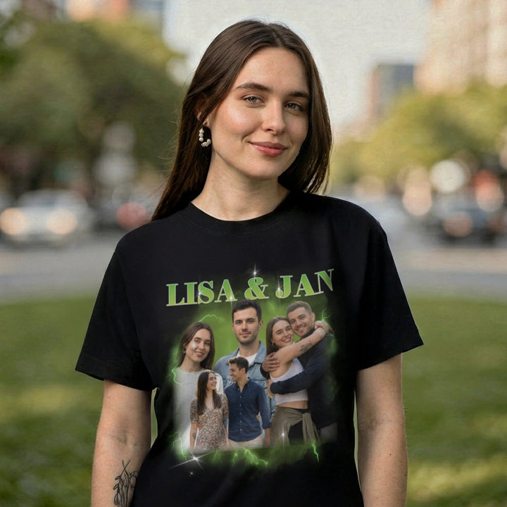 Personalisiertes T-Shirt "Vintage Bootleg"