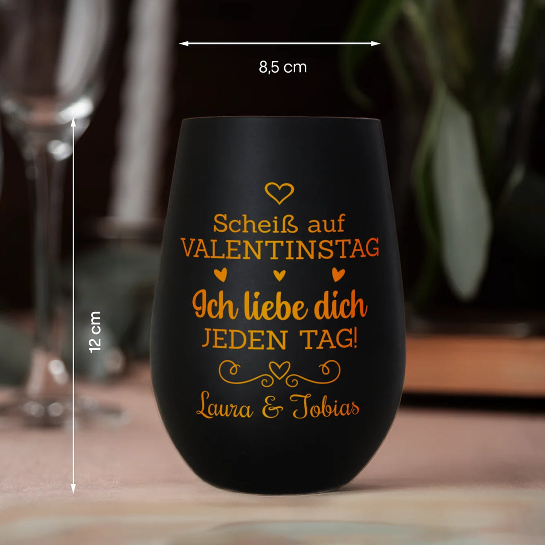 Personalisiertes Windlicht "Valentinstag"
