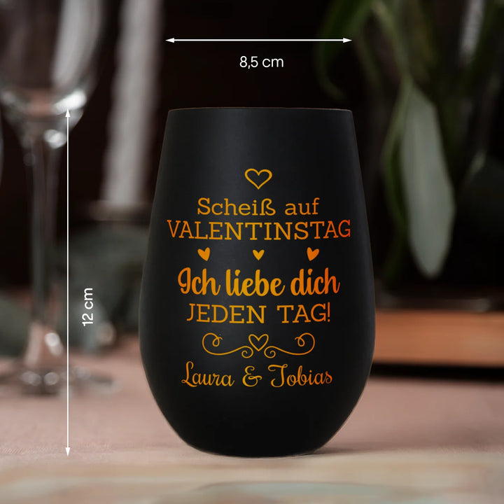 Personalisiertes Windlicht "Valentinstag"