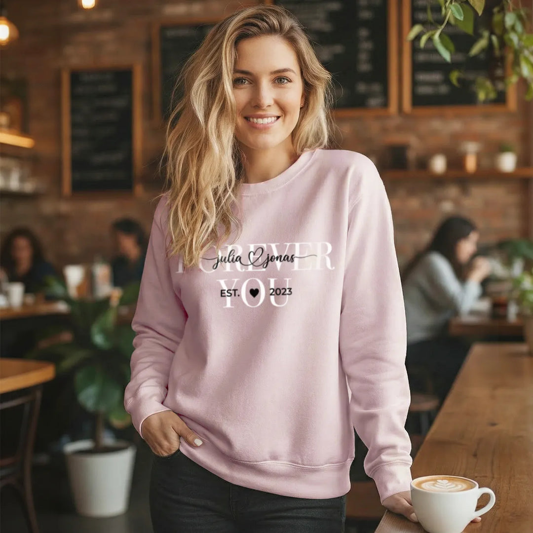 Personalisierter Sweater "Forever you"