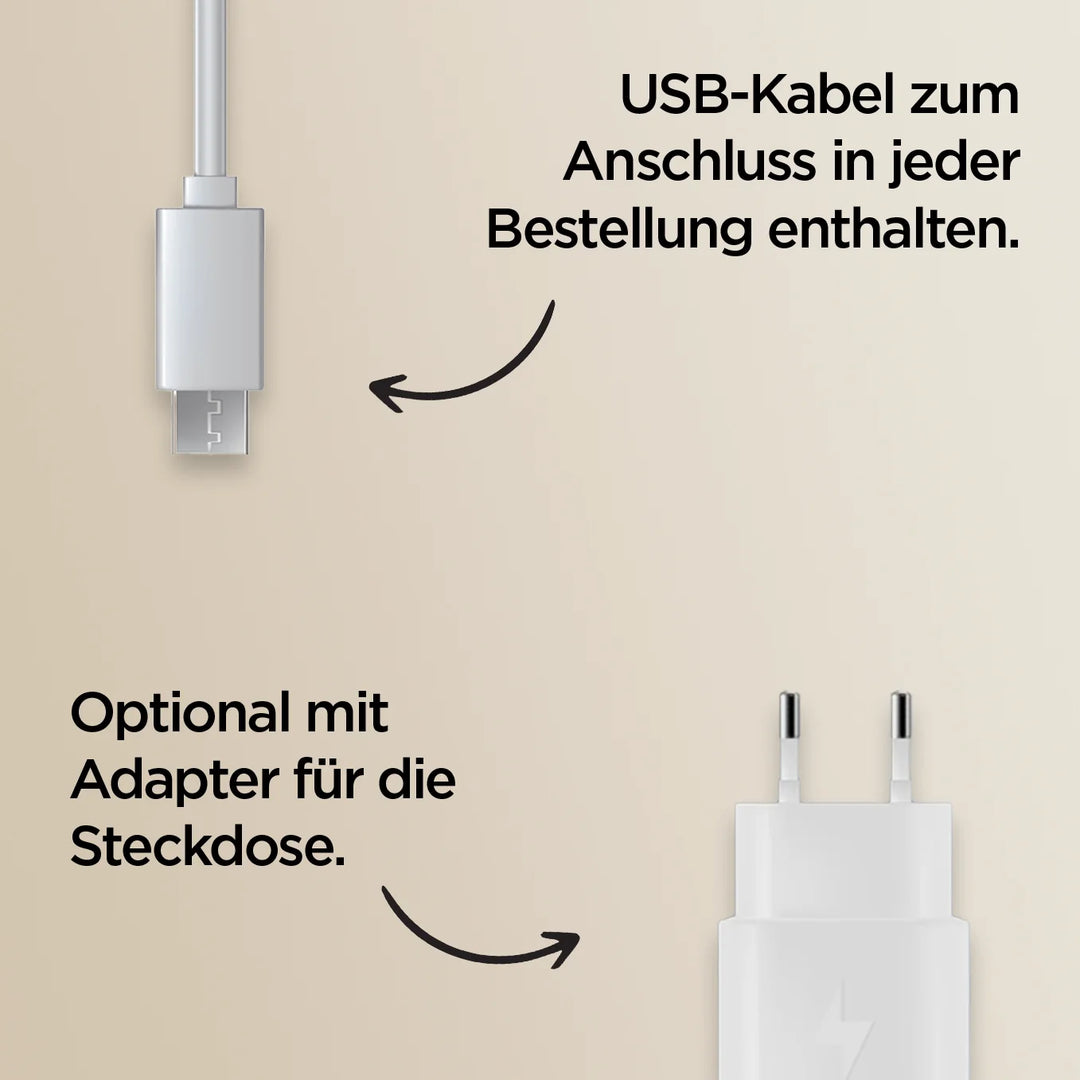 Personalisiertes Acryl-Licht "Du & Ich" | Nachtlicht, Dekolicht, Glowlight