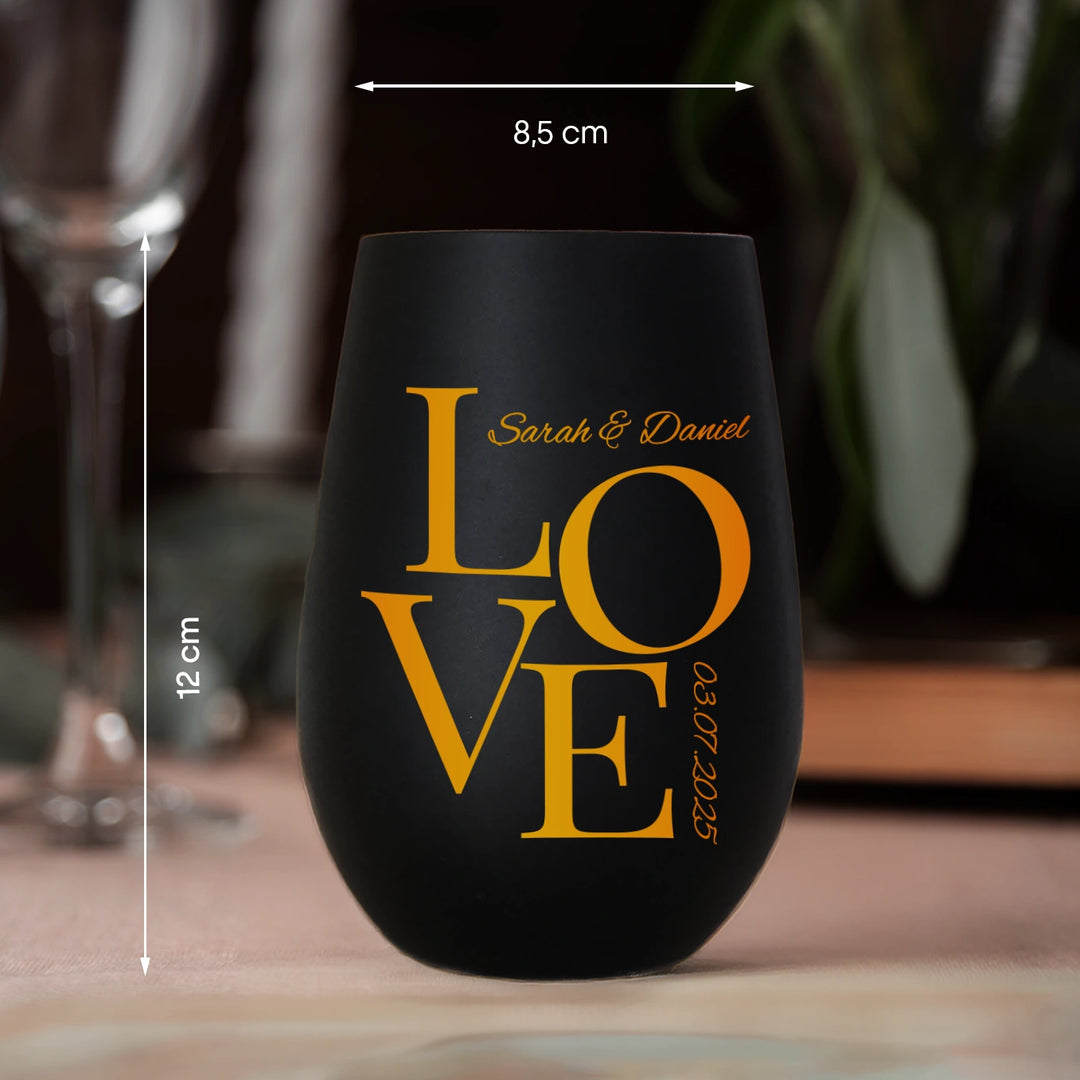 Personalisiertes Windlicht "Love"