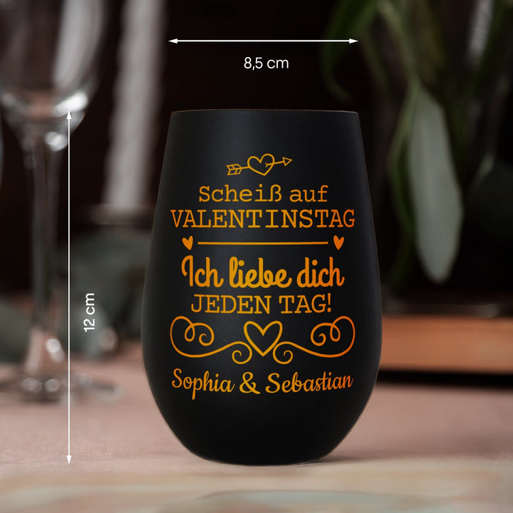 Personalisiertes Windlicht "Valentinstag"