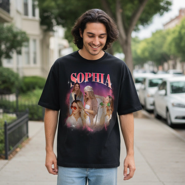 Personalisiertes T-Shirt "Vintage Bootleg"