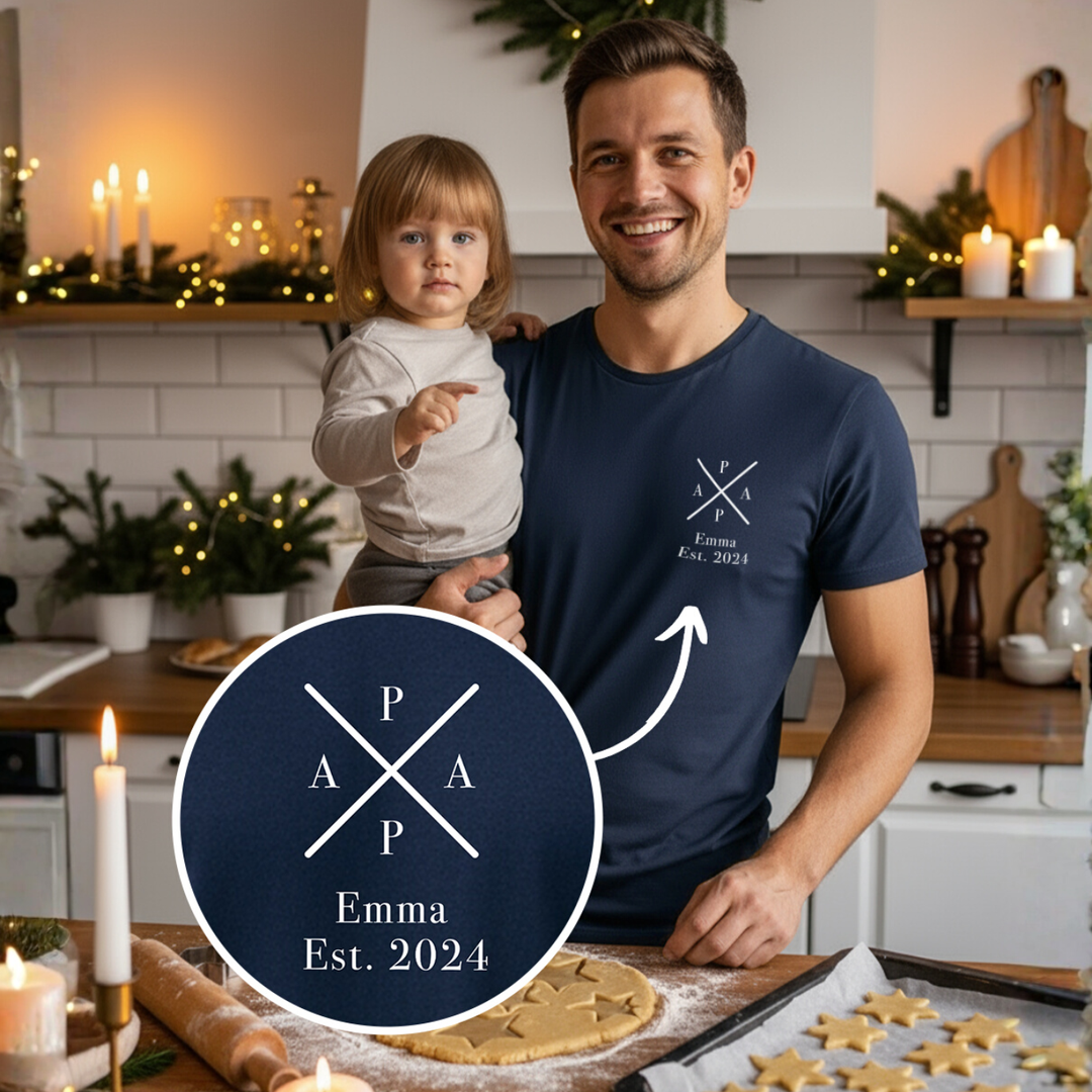 Personalisiertes T-Shirt "PAPA"