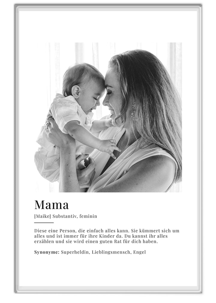 Acryl-Glas "Mama Definition" famwalls