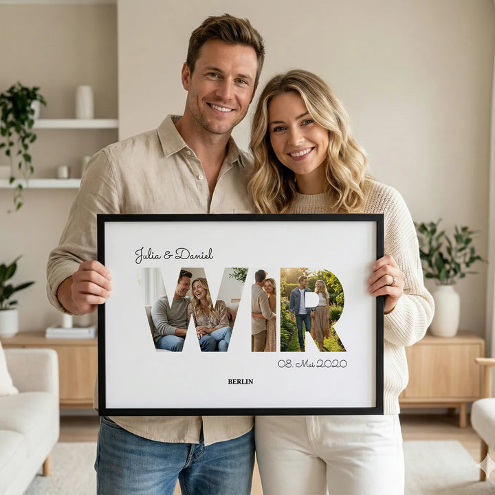 Personalisiertes Poster "Wir"