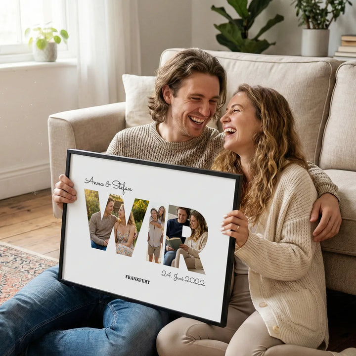 Personalisiertes Poster "Wir"