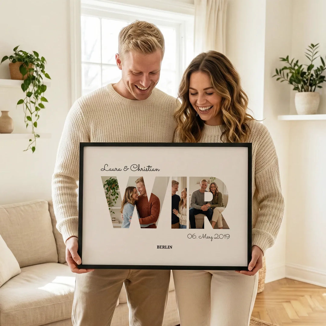 Personalisiertes Poster "Wir"