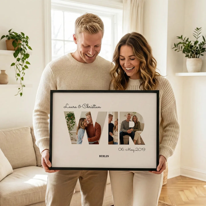 Personalisiertes Poster "Wir"