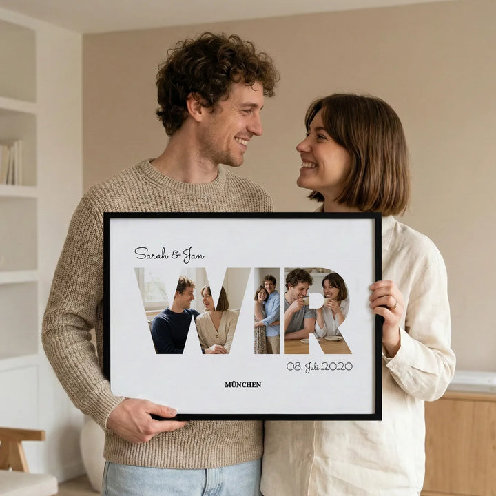 Personalisiertes Poster "Wir"