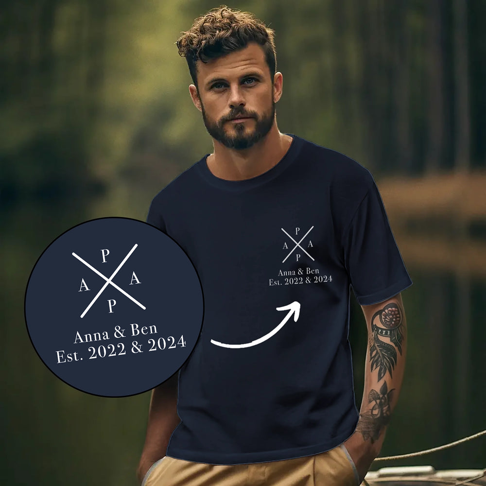 Personalisiertes T-Shirt "PAPA"