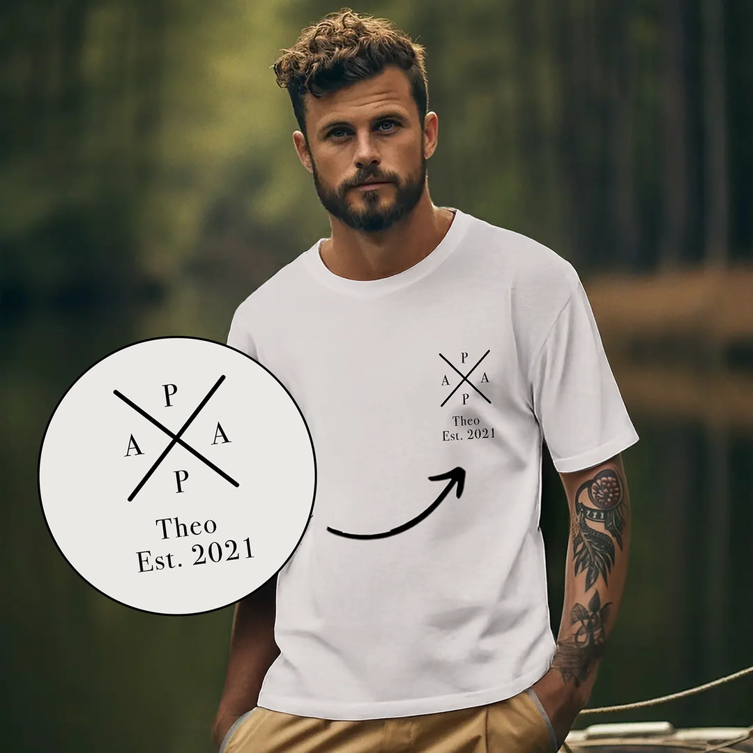 Personalisiertes T-Shirt "PAPA"