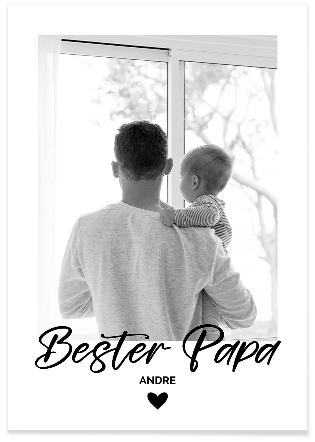 Fotoposter "Bester Papa"