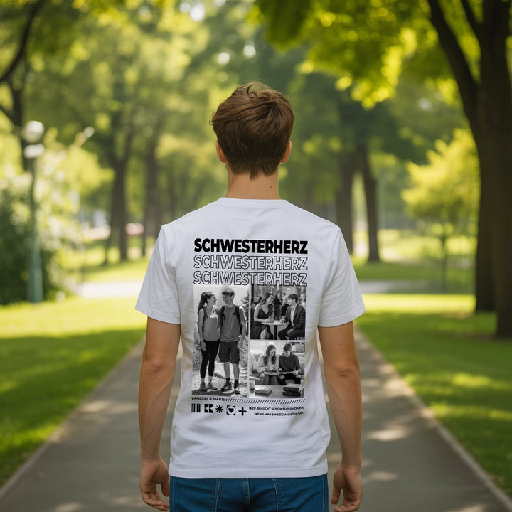 Personalisiertes T-Shirt "Beste Schwester"