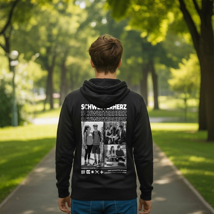 Personalisierter Hoodie "Beste Schwester"