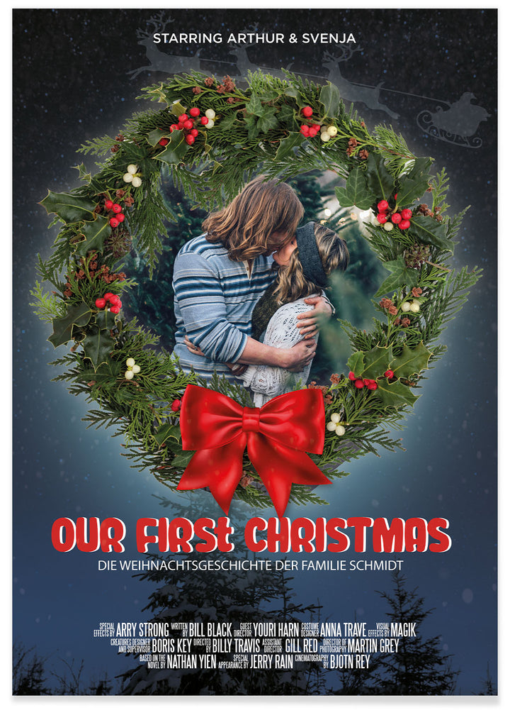 Weihnachtsfilm-Poster "Adventskranz"