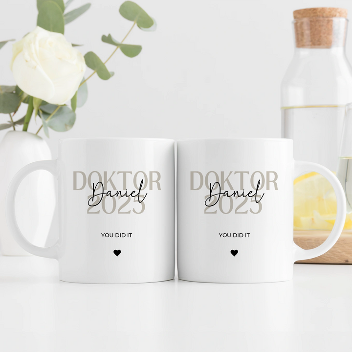 Personalisierte Tasse "Doktor"