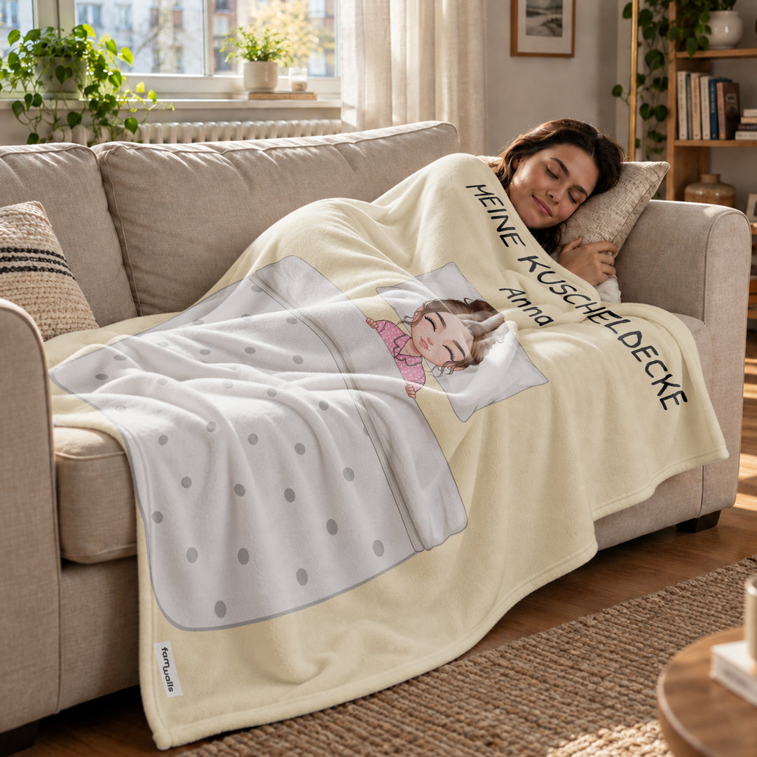 Personalisierte Decke "Cartoon"