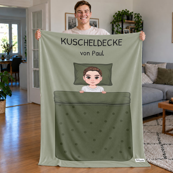 Personalisierte Decke "Cartoon"