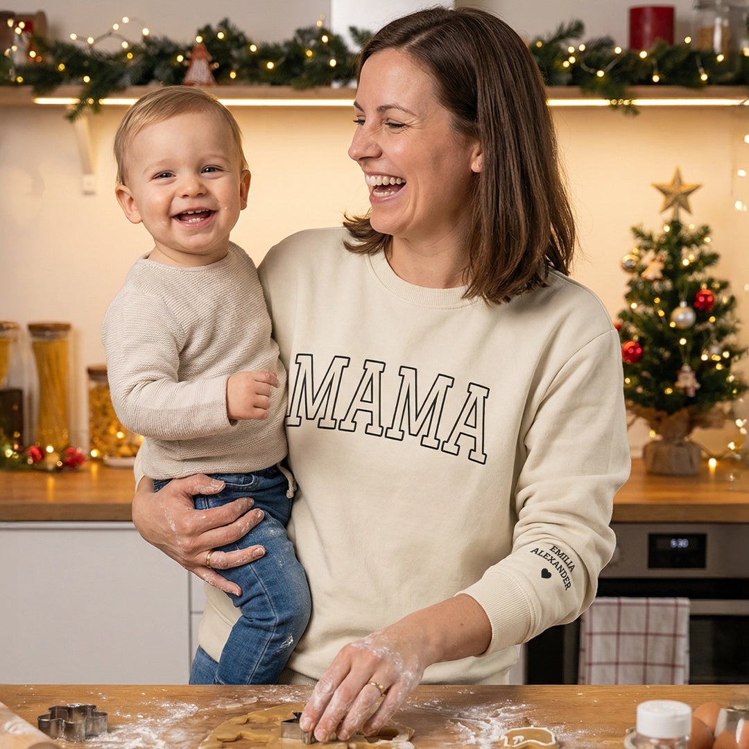 Personalisierter Sweater "Mama & Kinder"