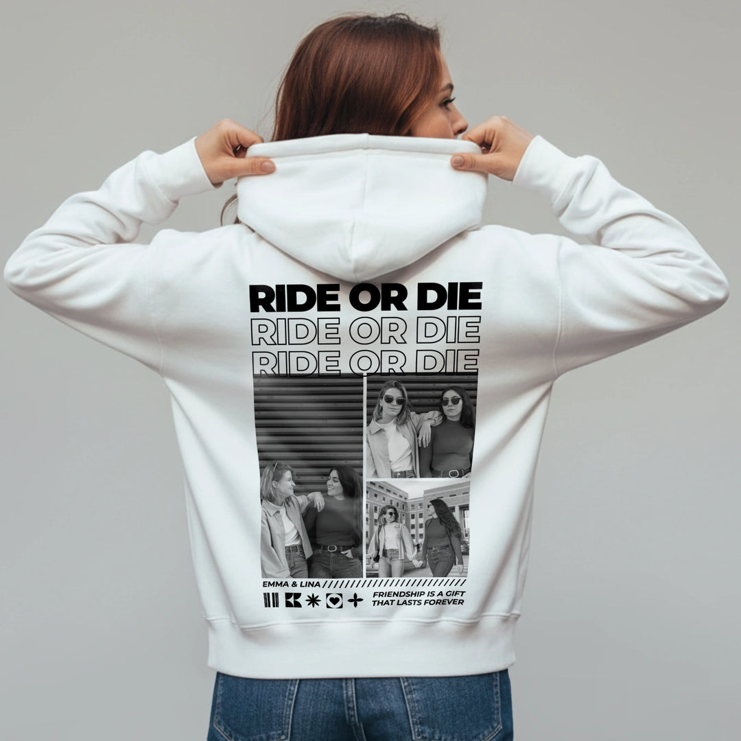 Personalisierter Hoodie "Besties"